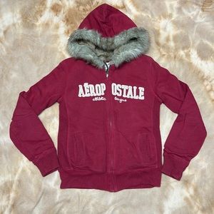 Aeropostale Fur Hoodie